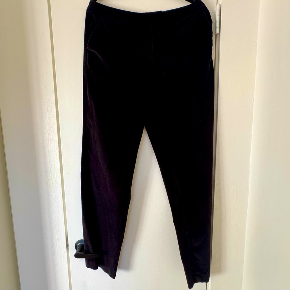 Talbots Black Velvet Stretch Trouser Women’s 10